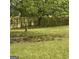 Backyard featuring grassy lawn, established trees, and fenced perimeter providing privacy at 825 S Bethany Rd, Locust Grove, GA 30248