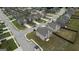 An aerial view captures the home's location within a residential neighborhood at 1223 Hartwell Rd, Locust Grove, GA 30248