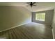 Spacious bedroom with vinyl flooring and ceiling fan at 435 Ridgedale Way, Lawrenceville, GA 30044
