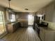 Modern kitchen with granite counters and stainless steel appliances at 435 Ridgedale Way, Lawrenceville, GA 30044