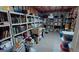 Organized storage area in the basement with shelving units, offering practical space at 1461 Hada Ln, Lawrenceville, GA 30043