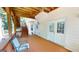 Spacious wooden deck with seating and stairs leading to the upper level at 1461 Hada Ln, Lawrenceville, GA 30043