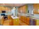 Spacious kitchen with stainless appliances and center island at 1461 Hada Ln, Lawrenceville, GA 30043