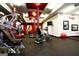 Modern fitness center with cardio and weight equipment at 150 Dockside Dr # 382, Fayetteville, GA 30215