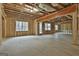 Unfinished basement space with large windows and potential for customization at 150 Dockside Dr # 382, Fayetteville, GA 30215