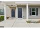 Close-up of the entrance to two townhomes, highlighting the front doors and unit numbers at 4001 Avalon Sw Rd, Atlanta, GA 30331