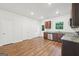 Spacious kitchen features stainless appliances, wood cabinets and a laminate floor at 4001 Avalon Sw Rd, Atlanta, GA 30331