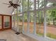 Screened porch with golf course view at 716 Euel Dr, Mcdonough, GA 30252