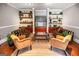 Comfortable living room with stylish sofas, shelving, and a modern television at 2700 Pine Ne St # 2108, Atlanta, GA 30324