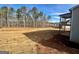 Spacious backyard with large trees and open space at 140 Dockside Dr # 381, Fayetteville, GA 30215
