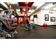 Modern gym with cardio and weight equipment, plus yoga area at 140 Dockside Dr # 381, Fayetteville, GA 30215