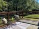 Relaxing deck with seating and backyard view at 1862 Old Conyers Rd, Stockbridge, GA 30281