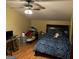 Bedroom with a double bed, and additional sleeping space at 225 Euharlee Five Forks Rd, Kingston, GA 30145