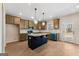Modern kitchen with stainless steel appliances, granite countertops, and an island at 527 Bohannon Rd # 12, Grantville, GA 30220