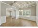 Bright dining area featuring decorative ceilings and walls at 515 Bohannon Rd # 13, Grantville, GA 30220