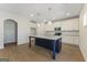 Bright kitchen features a large center island, granite countertops, and stainless steel appliances at 515 Bohannon Rd # 13, Grantville, GA 30220
