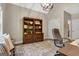 Spacious home office with built-in shelving and storage at 140 Haddock Pt, Brooks, GA 30205