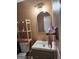 Clean bathroom with a modern vanity and updated fixtures at 9388 Crest Knoll Ct, Jonesboro, GA 30238