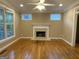 Spacious living room featuring hardwood floors and a fireplace at 1009 Longley Nw Ave, Atlanta, GA 30318