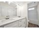 Bathroom with double vanity, quartz countertop and shower/tub combination at 241 Ben Horton Dr, Mcdonough, GA 30253