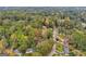 Scenic aerial view of the property nestled among lush, mature trees at 1973 Glendale Dr, Decatur, GA 30032