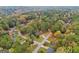 Wide aerial shot of the property with lush tree coverage in neighborhood at 1973 Glendale Dr, Decatur, GA 30032