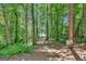 Picturesque wooded path leading to a private lake with access and recreation at 22 Agean Way, Whitesburg, GA 30185