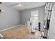 Simple bedroom with neutral walls and carpeting at 785 Seabolt Rd, Locust Grove, GA 30248
