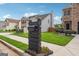 Modern black mailbox post with house number at 5602 Waverly Park, Atlanta, GA 30349