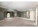 Large bedroom with gray walls, crown molding, and ceiling fan at 7300 Chattahoochee Bluff Dr, Sandy Springs, GA 30350