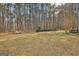 Secluded backyard featuring a verdant lawn, privacy provided by tall trees and hedges at 684 Brooks Woolsey Rd, Brooks, GA 30205