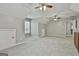 Spacious bonus room with carpeting, ceiling fans and recessed lighting at 684 Brooks Woolsey Rd, Brooks, GA 30205