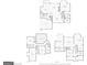 Floor plans displaying layouts of all three levels, including kitchen, living room, bedrooms, and basement at 684 Brooks Woolsey Rd, Brooks, GA 30205