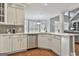 Open kitchen area with stainless steel appliances and abundant counter space at 684 Brooks Woolsey Rd, Brooks, GA 30205
