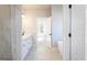 Modern bathroom featuring a bathtub, walk-in shower, and vanity with double sinks in an open layout at 152 Wet Wood Dr # 10, Fairburn, GA 30213