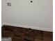Clean, unfinished laundry area with hardwood flooring, and hookups at 7193 Tara Dr, Villa Rica, GA 30180