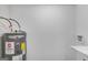 The new Rheem water heater is energy efficient at 734 W College St, Bowdon, GA 30108