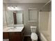 Clean bathroom with vanity, toilet, and bathtub at 208 Rankin Cir, Mcdonough, GA 30253