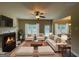 Spacious living room with fireplace and comfortable seating at 2299 Church St, Hampton, GA 30228