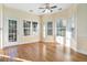 Bright breakfast nook features hardwood floors, neutral walls, and multiple windows for natural light at 625 Aya Cir, Loganville, GA 30052