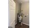 Bright laundry room complete with washer and dryer hookups at 11684 Heritage Dr, Hampton, GA 30228