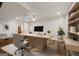 Bright office space with modern desk, chair, and shelving at 85 Bloomfield Way, Sharpsburg, GA 30277