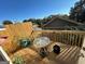 Small deck with table and potted plants at 2809 Hillside Way, Decatur, GA 30034