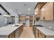 Spacious kitchen boasting stainless steel appliances, a large island and open floor plan at 426 Ayers Rd, Bowdon, GA 30108