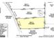 Plat map showing three 4.766 acre tracts, Ayer Road frontage, and pond location at 426 Ayers Rd, Bowdon, GA 30108