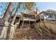 Backyard view showing upper and lower decks at 3863 Meeting St, Duluth, GA 30096