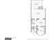 Floor plan displaying the arrangement of the living room, dining room, and kitchen layout at 3863 Meeting St, Duluth, GA 30096