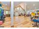 Bright and spacious great room with vaulted ceilings, natural light, and hardwood flooring at 242 Kirkley Rd, Tyrone, GA 30290