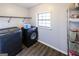 Efficient laundry room equipped with modern appliances and storage solutions, offering convenience and organization at 5479 Dorsett Shoals Rd, Douglasville, GA 30135
