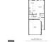 Detailed floor plan of the first floor of the home, including the kitchen, garage, and dimensions at 11527 Kimberly Way # 8, Hampton, GA 30228